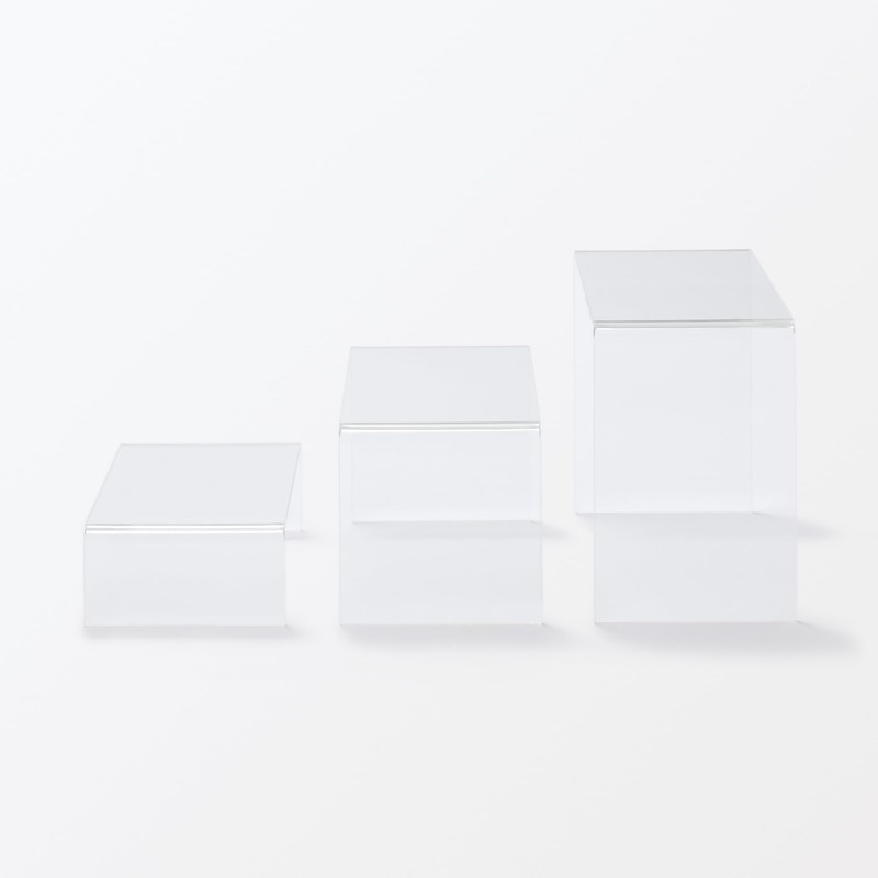 MUJI NDG27A3A Acrylic Display, U-Shaped, Set of 3, Wide
