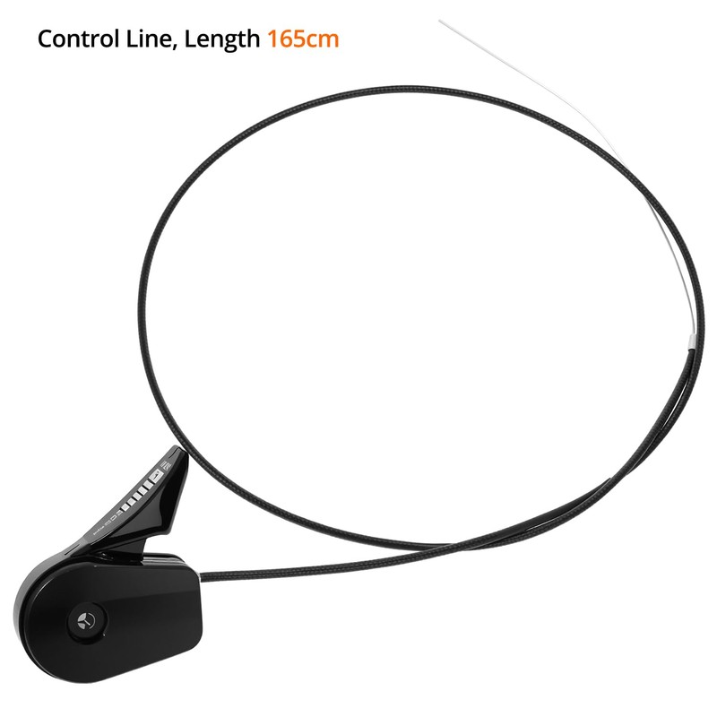 QWORK® 165cm 65inch Lawn Mower Throttle Cable, Choke Lever, Compatible