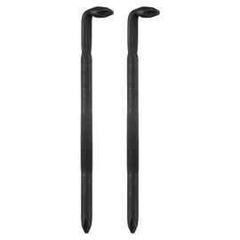 HARFINGTON 2pcs Offset Screwdriver PH2 Phillips Cross Head Right Angle 90 Degree Screw Driver Double Ended L-Type Hand Tool for Home Appliance Repair, Black