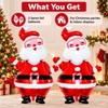 Large Santa Claus Foil Balloons for Christmas Decorating – 2-Pack