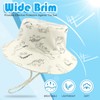 RAOEXI Baby Sun Protection Hat UPF50+ Toddler Girls Summer Bucket