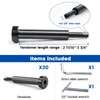 [Patent] Muzata 20 Pack 1/8" Black Invisible Cable Railing Kit