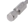 sourcing map H2.5 (2.5mm) Ball End Screwdriver Bits, S2 Alloy