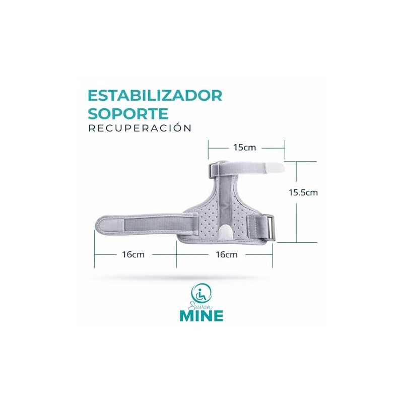 SEVEN MINE Férula para Pulgar con Barra de Aluminio —