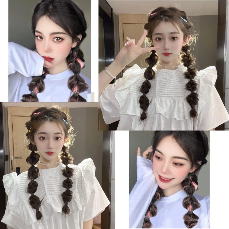 Bubble Lantern Hair Extensions Braid Color Extensions Braid Daughter Dance