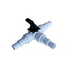 SPIRATO 3-way valve with nozzles, diameter 32-38 mm