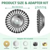 ksdenuov Steel Wire Weed Eater Blades, Universal Weed Eater Attachments,