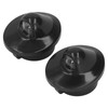 2PCS License Plate Light Lenses Plastic Cover F37Z 13550 AA