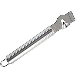 1Pc Silver Stainless Steel Lemon Zester Tool with Channel Knife and Orange Citrus Peeler for Kitchen, Zesters, Graters, Peelers and Slicers Kitchen Utensils