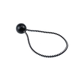 Pastlla 30 Pack Ball Bungee Cords, 5 Inch Black Dot, Heavy Duty