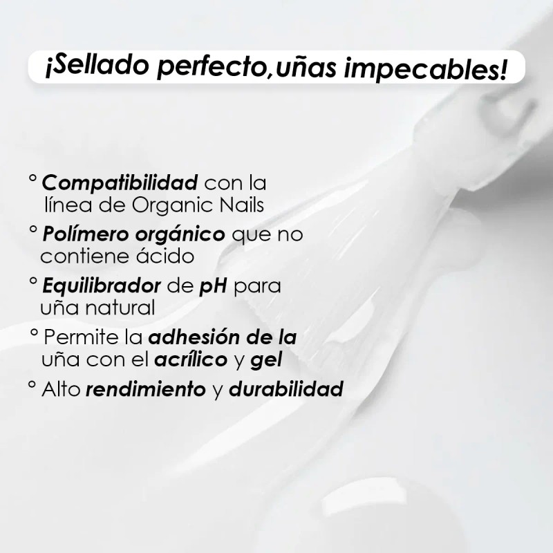 Protein Bond Sellador De Organic Nails 3 Piezas 10ml C/u