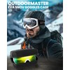 OutdoorMaster Ski Goggles Case, Hard EVA Snow Goggles Box, 18