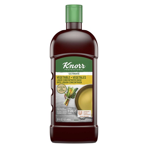 Knorr Vegetable Liquid Concentrated Base 32 ounce - 4 per case.