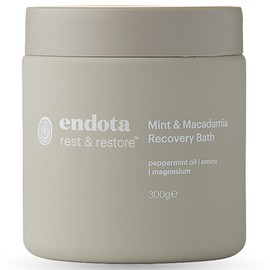 endota Rest and Restore Mint & Macadamia Recovery Bath, 300g