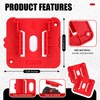 Threlaco 24 Pack Battery Holder Compatible with Milwaukee M18 18V