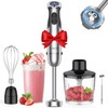 KOIOS 5-in-1 Hand Immersion Blender 1000w Entire Stainless Steel Blender