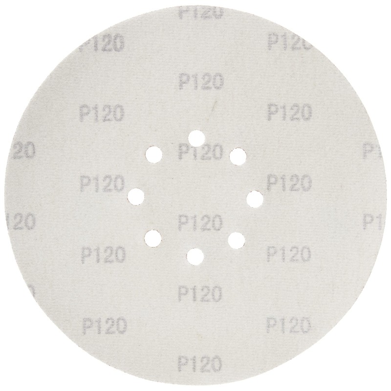Silverline 273151 Hook and Loop Discs Punched 225 mm 10pk