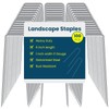 6 Inches Galvanized Garden Staples, Metal Tent StakeHeavy Duty U-Shaped