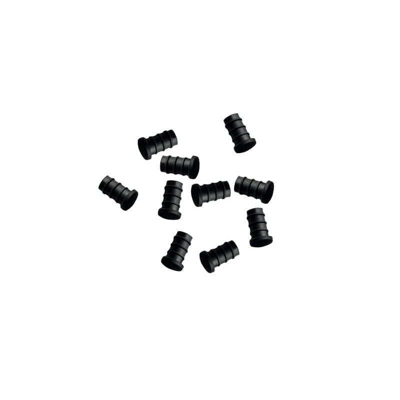RuiMi 3.5mm Earphone Hole Dustproof Plug Black Silica Gel Material