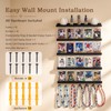 Pinzoveco Baseball Card Display Shelf Wall Mount 5 Tier