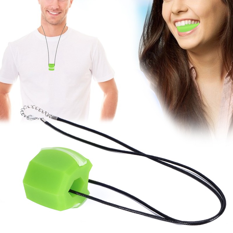 Facial Slimming Jawline Trainer with Lanyard Jaw Muscle Training Face