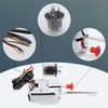 Narcilors Universal Turn Signal Switch 12V 7 Wires with Mounting