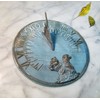 Solid Brass Decorative Squirrel Sundial 8" Inches Wide