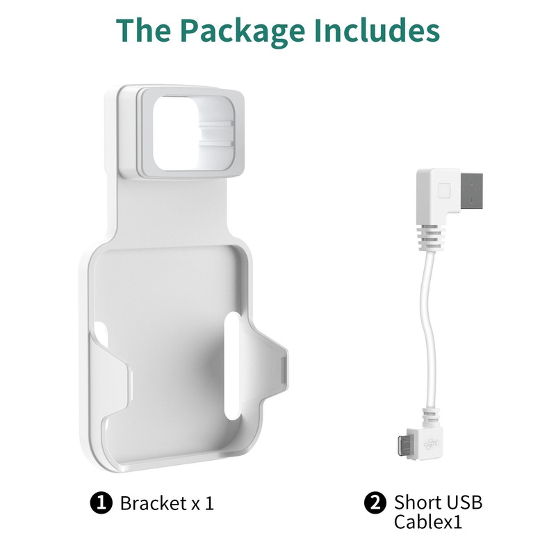 HomeMount Outlet Wall Mount for Blink Sync Module 2, Space