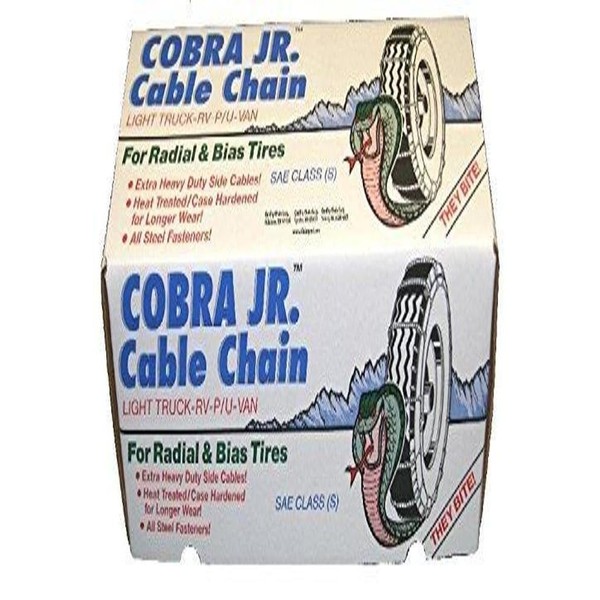 Quality Chain Cobra Jr. Lt Cable Tire Chains (1681)