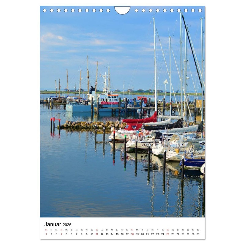 Heiligenhafen Ein Spaziergang (Wandkalender 2026 DIN A4 hoch), CALVENDO Monatskalender