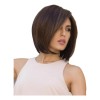 Generic Peluca De Pelo Sintético Marrón A La Moda Para