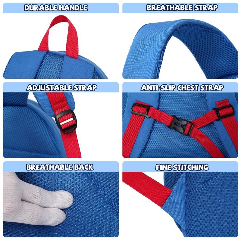 Ryushoyo - Mochilas para niños y niñas con correa para