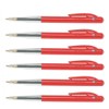 BIC M10 Medium Point Retractable Ballpoint Pen - Red (Pack