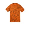 SPORT-TEK Youth CamoHex Tee Neon Orange