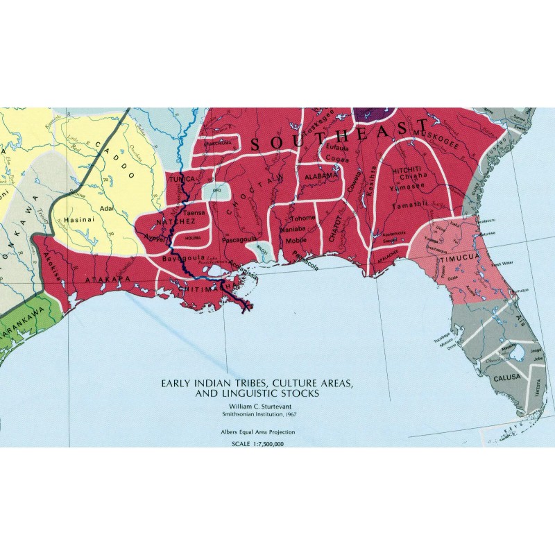 US Map of Indian Tribes Cultures and Languages Native American
