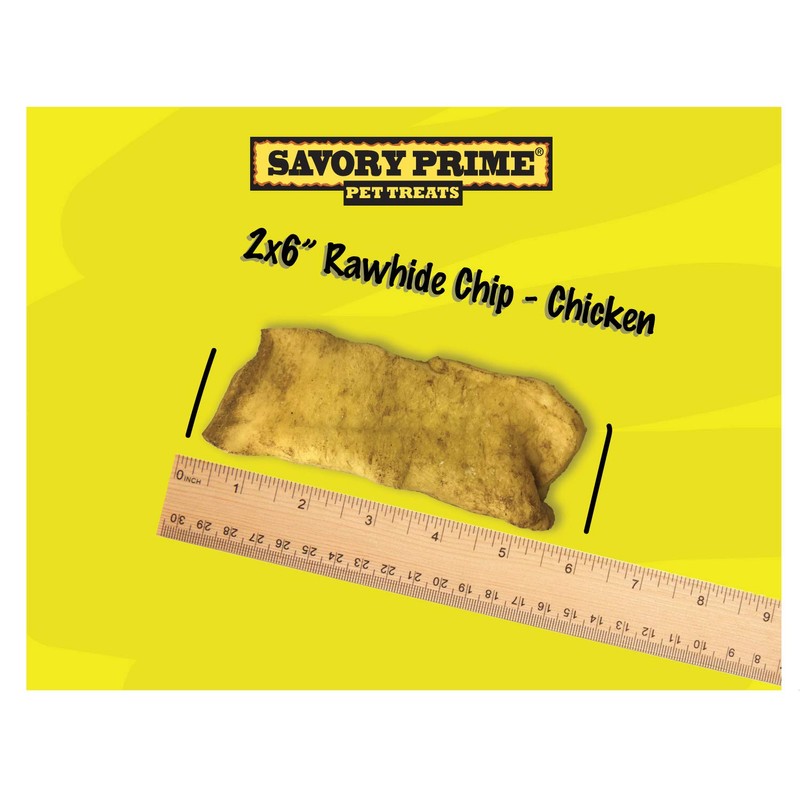 Savory Prime Rawhide Chips, 1 Pound
