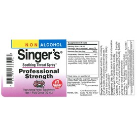 Trace Minerals HERBS ETC. Singers Saving Grace Professional AF, 1 FZ