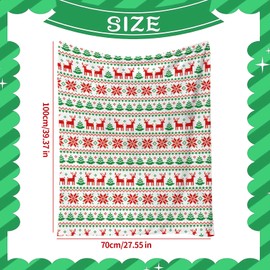 Christmas Fleece Throw Blanket,70x100cm Fluffy Flannel Blanket Throw for Sofa Bed Couch,Green Christmas Tree Microfiber Blanket,Soft Warm Throw Blanket for Boys Girls,All Season for Xmas Kids Adults