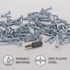 SKIR'CO (300 Pieces) Galvanised Steel Wood Screws 3.0 x 20