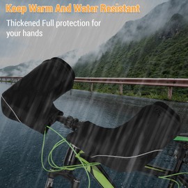 Cycle Gloves Fingerless Gel Mountain Biking Road Cycle Bike Gloves  Windproof Warm Bicycle Gloves  Anti-slip  Outdoor Sports