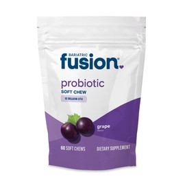 Bariatric Fusion Masticables probióticos bariátricos suaves con 10 mil millones de organismos vivos para apoyar la salud digestiva e inmunológica,... 