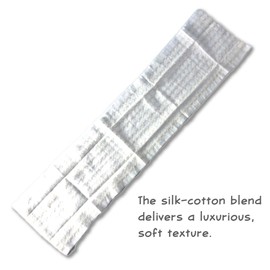 Terra Distribution Exfoliating Washcloth [Designed in Japan] Natural Plant-Based Blend Back Scrubber & Body Towel Natural Loofah for Men and Women (2pcs Set(Silk Blend))