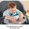 Fisher-Price Travel Baby Chair On-the-Go Sit-Me-Up Floor Seat with Snack