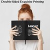 XQLZY Funny Lawyer Definition Black Hardcover Notebook Journal, 160 Blank