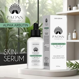 Suero Alpha Arbutin 2% + HA, Corrector de Manchas Oscuras, Previene la Decoloración de la Piel, Humectación Profunda, 1.01 fl oz