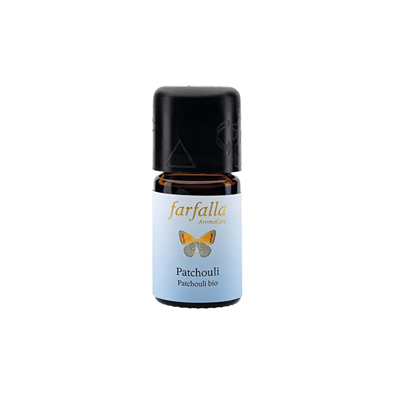 FARFALLA Patchouli Essential Oil, Organic, 5 ml (Pack of 1)