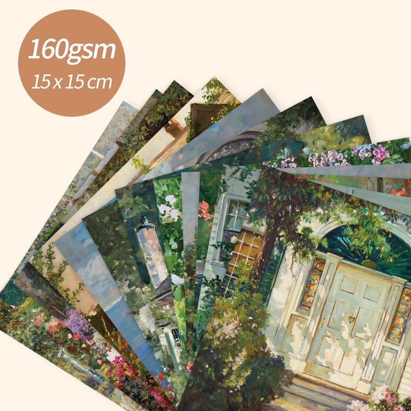 Single Sided Scrapbooking Paper Pad 6”x6” 48 Sheets Decorative Scrapbook