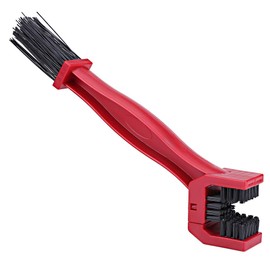 Motorcycle Chain Brush, Motocross ATV Bicycle Drive Chain Crankset Cleaning Tool Tyre Chain Sprocket Maintenance Disc (Red) SI-A1091)