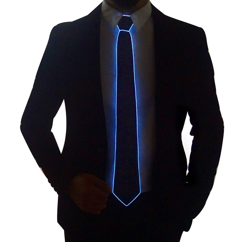 SATUMIKO Burning Man Light Up Fanny Ties Novelty Necktie For