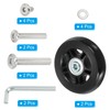 PATIKIL 70 x 19 mm Suitcase Replacement Wheels, Set of